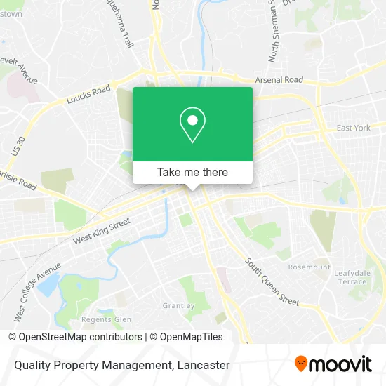 Quality Property Management map
