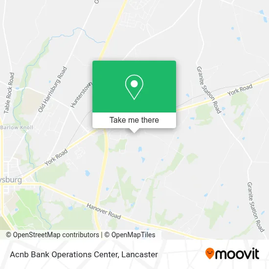 Acnb Bank Operations Center map