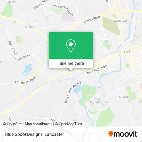 Blue Spool Designs map