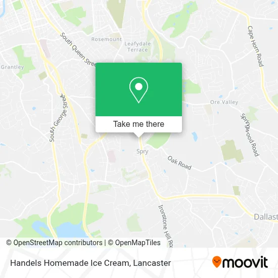 Handels Homemade Ice Cream map