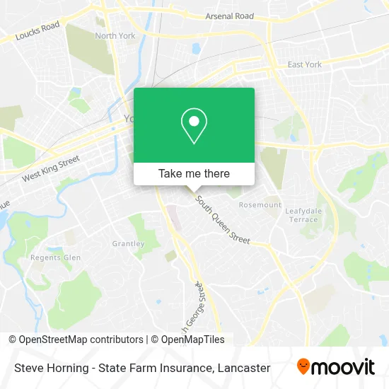 Steve Horning - State Farm Insurance map