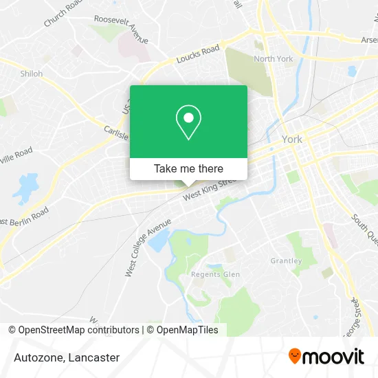 Autozone map
