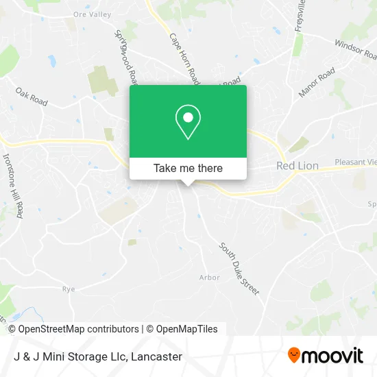 J & J Mini Storage Llc map