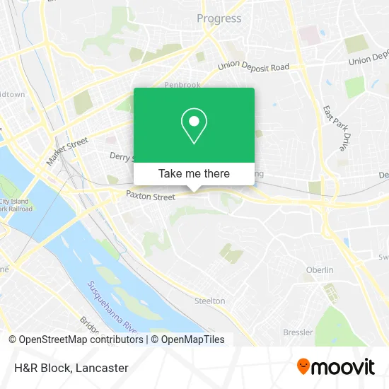 H&R Block map