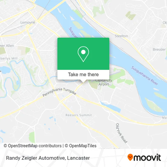 Randy Zeigler Automotive map