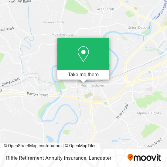 Riffle Retirement Annuity Insurance map