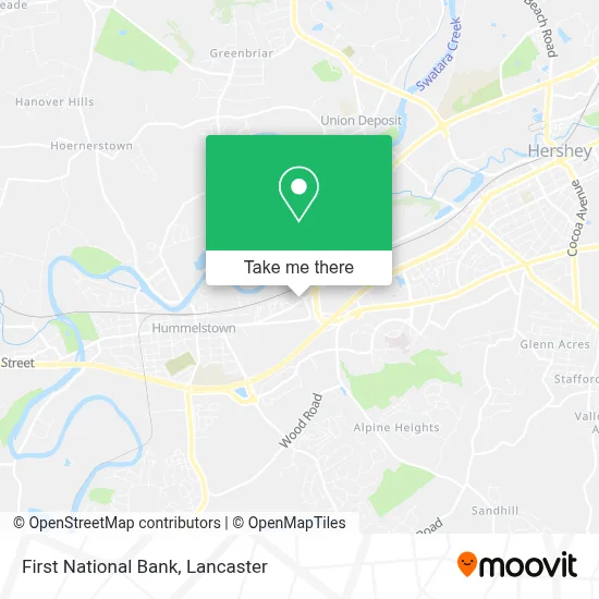 First National Bank map
