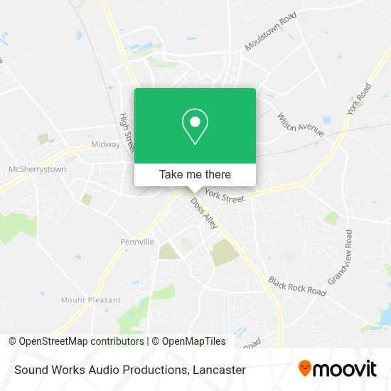Sound Works Audio Productions map