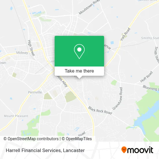 Harrell Financial Services map