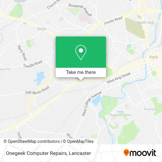 Onegeek Computer Repairs map