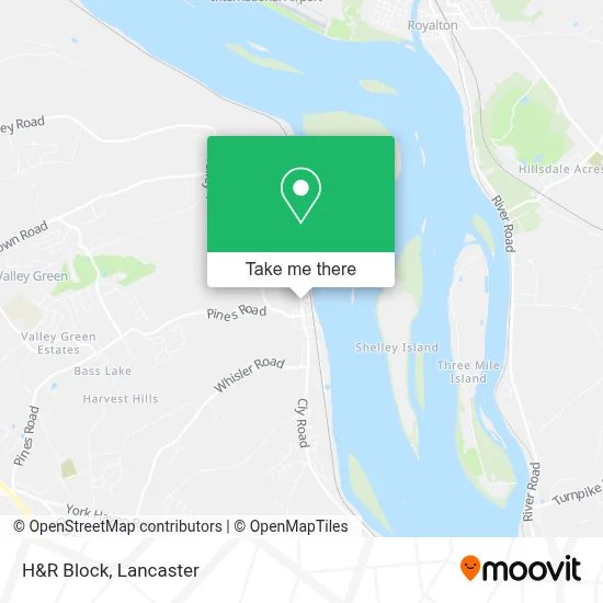 H&R Block map