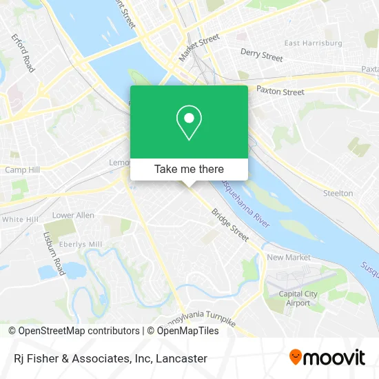Rj Fisher & Associates, Inc map