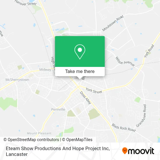Eteam Show Productions And Hope Project Inc map