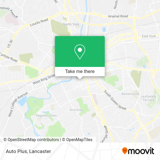Auto Plus map