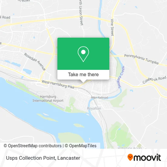 Usps Collection Point map