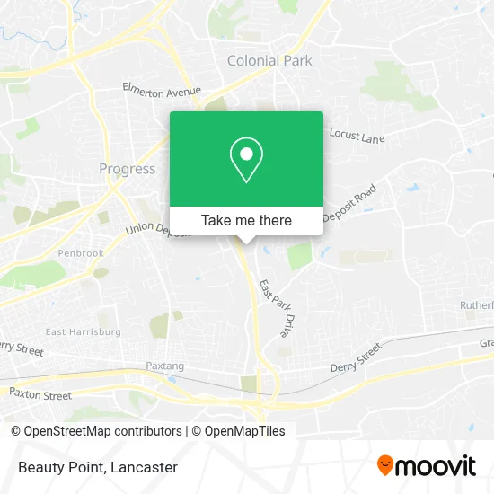 Beauty Point map