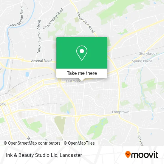 Ink & Beauty Studio Llc map