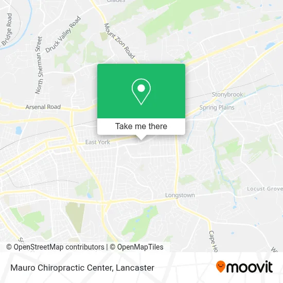 Mauro Chiropractic Center map