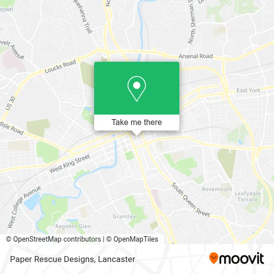 Paper Rescue Designs map