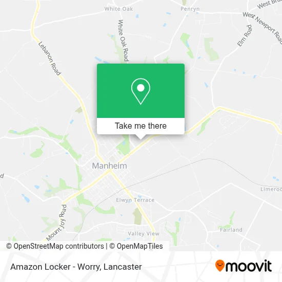 Amazon Locker - Worry map