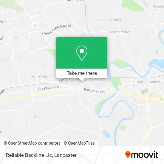 Reliable Backline Llc map