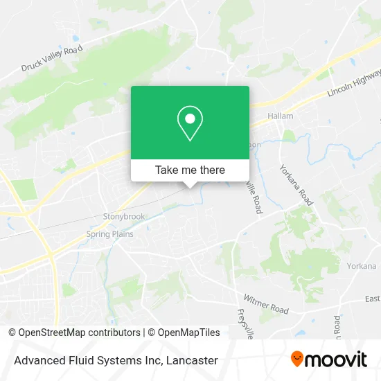 Advanced Fluid Systems Inc map