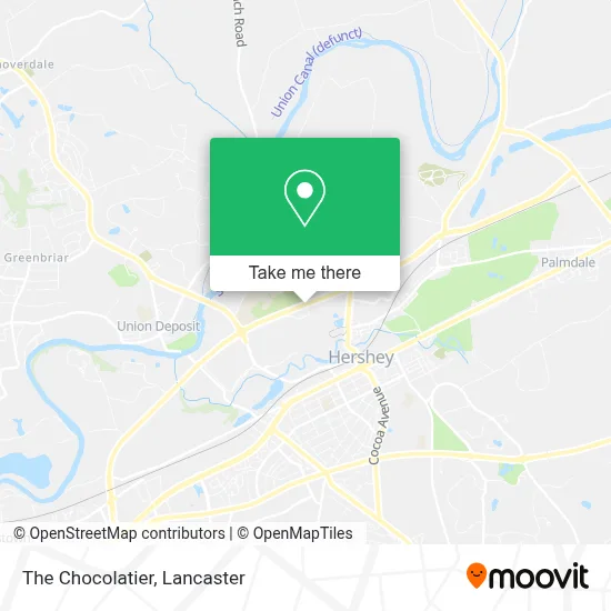 The Chocolatier map