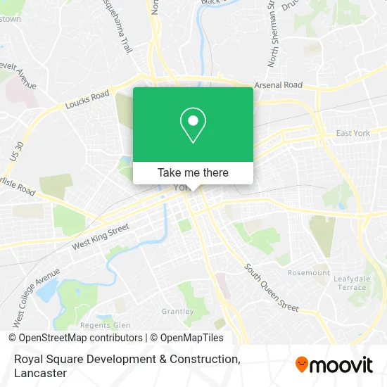Royal Square Development & Construction map