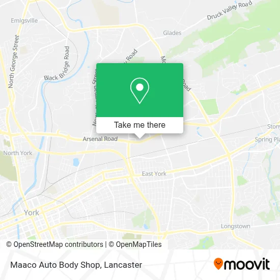Maaco Auto Body Shop map