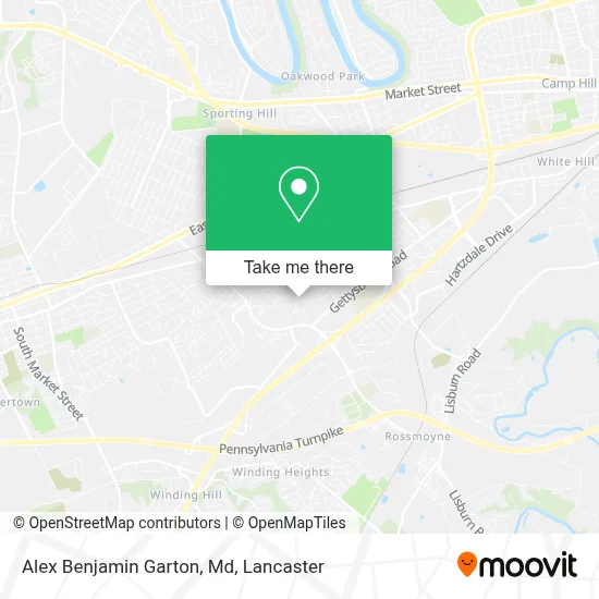 Alex Benjamin Garton, Md map