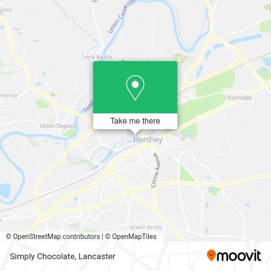 Simply Chocolate map