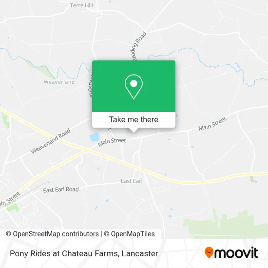 Pony Rides  at Chateau Farms map