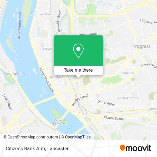 Citizens Bank Atm map