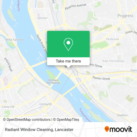 Radiant Window Cleaning map
