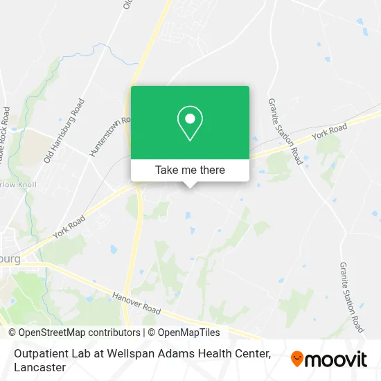 Outpatient Lab at Wellspan Adams Health Center map
