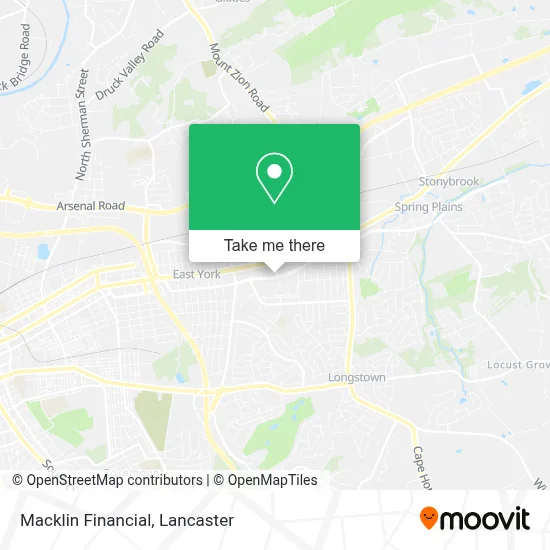 Macklin Financial map