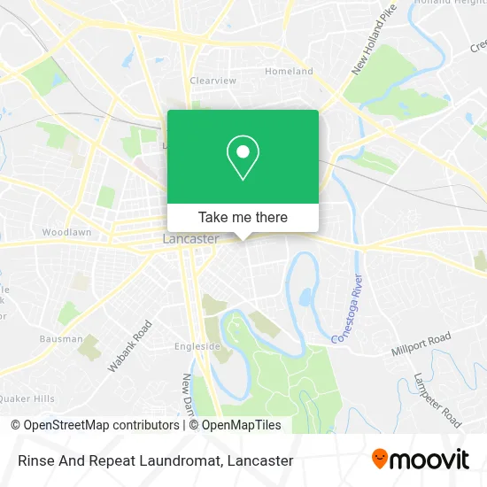Rinse And Repeat Laundromat map