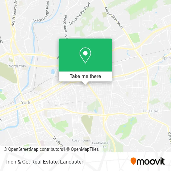 Inch & Co. Real Estate map