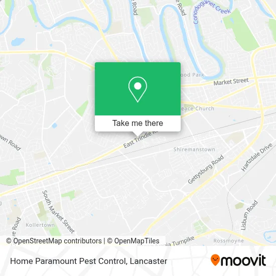 Home Paramount Pest Control map
