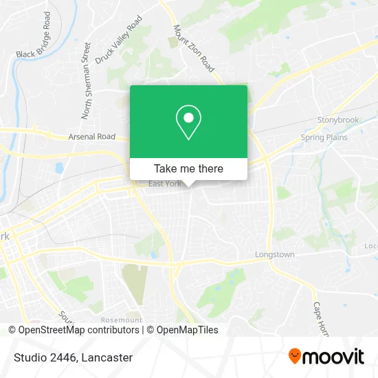 Studio 2446 map