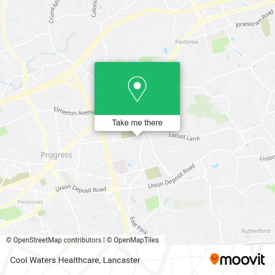 Cool Waters Healthcare map