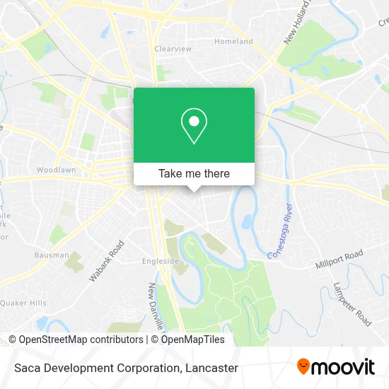 Saca Development Corporation map