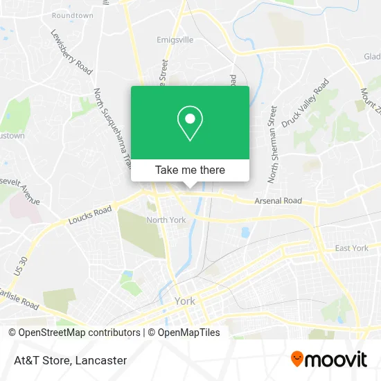 At&T Store map