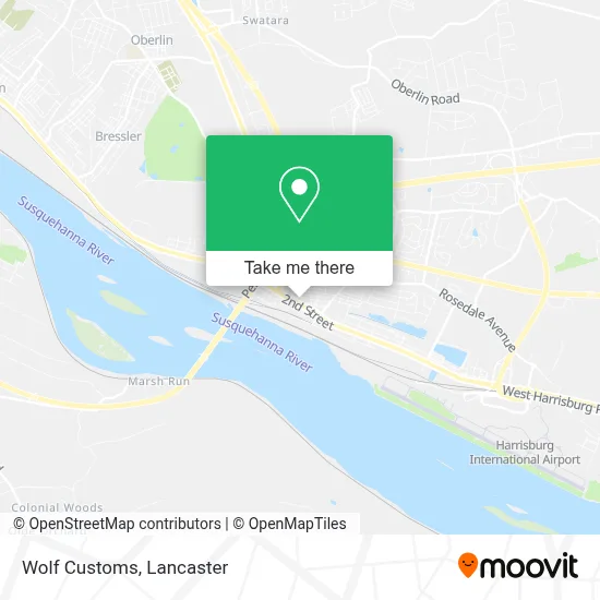 Wolf Customs map