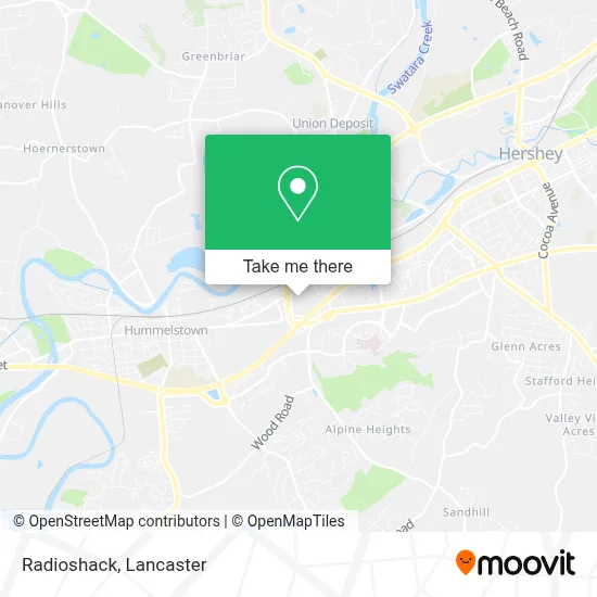 Radioshack map