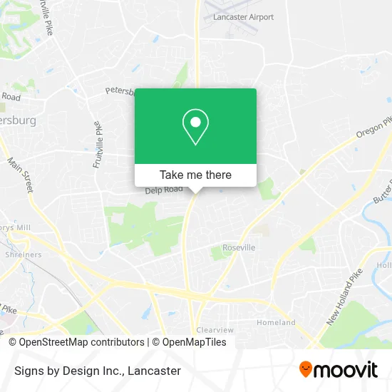 Signs by Design Inc. map