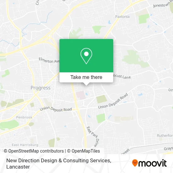 New Direction Design & Consulting Services map