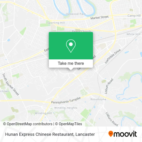 Hunan Express Chinese Restaurant map