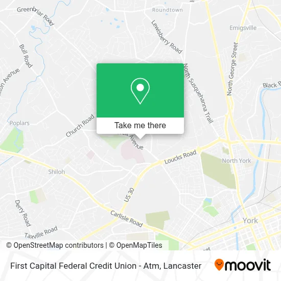 First Capital Federal Credit Union - Atm map