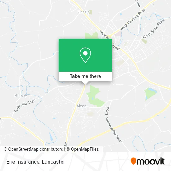 Erie Insurance map